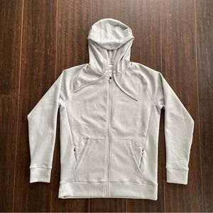 Ten Thousand Midweight Tech Men Hoodie Full Zip (Never Worn) Light Gray - Medium